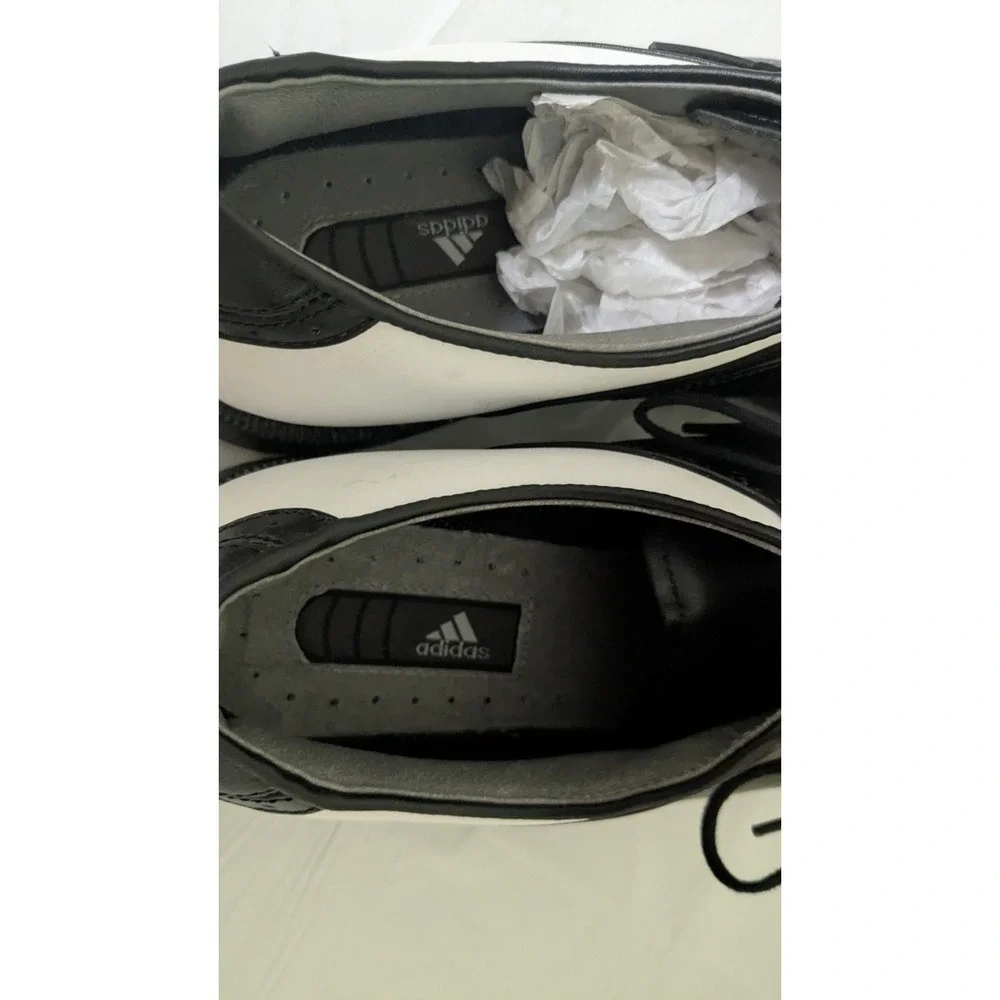 NWT Adidas Saddle Ritual Traditional Spike Golf Shoes 676763 White Black Size 11